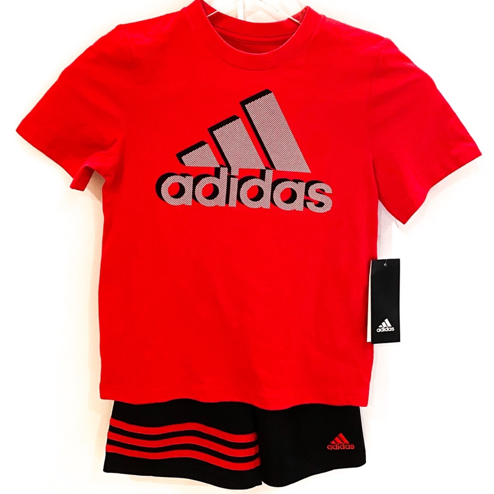 NEW! Boys adidas 2 pc Shorts Set